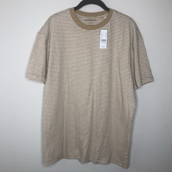 *NEW* PacSun Basics Dax Regular Striped T-Shirt - Picture 2 of 8